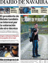 Portada Diario de Navarra 2025-10-23