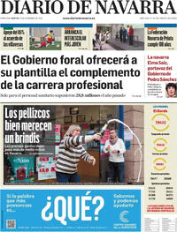 Portada Diario de Navarra 2025-12-23