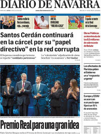 Portada Diario de Navarra 2025-07-24