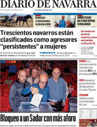 Portada Diario de Navarra 2025-11-24