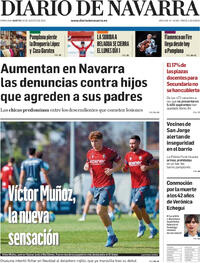 Portada Diario de Navarra 2025-08-26