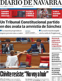 Portada Diario de Navarra 2025-06-27