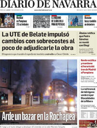 Portada Diario de Navarra 2025-11-27