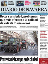 Portada Diario de Navarra 2025-12-27