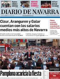Portada Diario de Navarra 2025-06-28