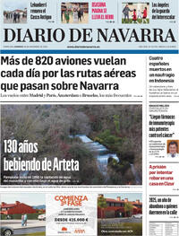 Portada Diario de Navarra 2025-12-28