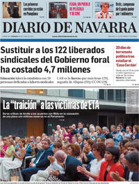 Portada Diario de Navarra 2025-06-29