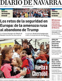 Portada Diario de Navarra 2025-08-29
