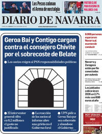 Portada Diario de Navarra 2025-11-29