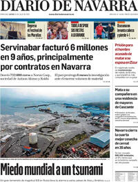 Portada Diario de Navarra 2025-07-31