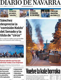 Portada Diario de Navarra 2025-10-31