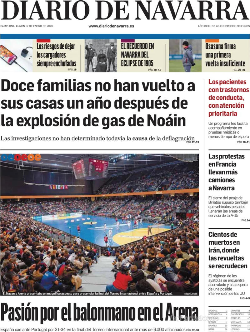 Portada Hoy 2026-01-12