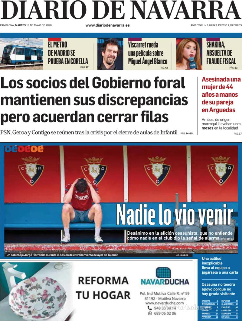 Portada Hoy 2026-05-19