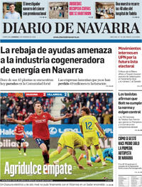 Portada Diario de Navarra 2026-02-01