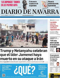 Portada Diario de Navarra 2026-03-01