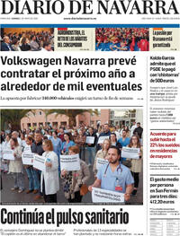 Portada Diario de Navarra 2026-05-01