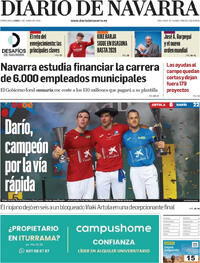 Portada Diario de Navarra 2026-06-01
