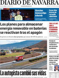 Portada Diario de Navarra 2026-02-02