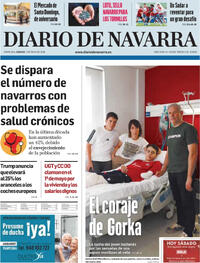 Portada Diario de Navarra 2026-05-02