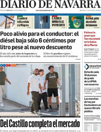 Portada Diario de Navarra 2026-09-02
