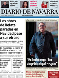 Portada Diario de Navarra 2026-01-03