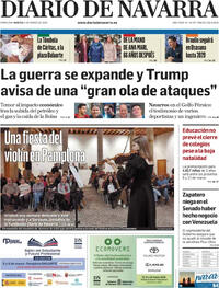 Portada Diario de Navarra 2026-03-03
