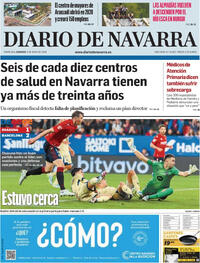 Portada Diario de Navarra 2026-05-03