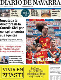 Portada Diario de Navarra 2026-07-03