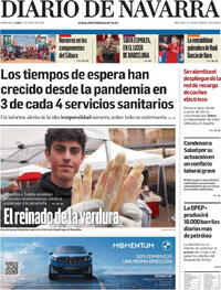 Portada Diario de Navarra 2026-05-04