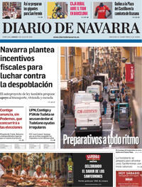 Portada Diario de Navarra 2026-07-04