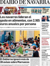Portada Diario de Navarra 2026-08-04