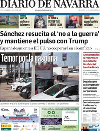 Portada Diario de Navarra 2026-03-05