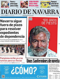 Portada Diario de Navarra 2026-07-05