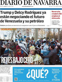 Portada Diario de Navarra 2026-01-06