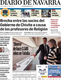 Portada Diario de Navarra 2026-02-06