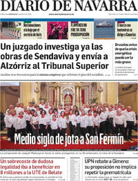 Portada Diario de Navarra 2026-05-06