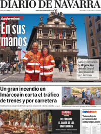 Portada Diario de Navarra 2026-07-06