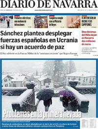 Portada Diario de Navarra 2026-01-07