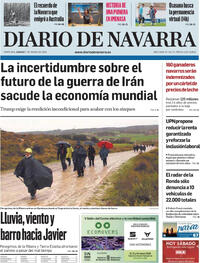 Portada Diario de Navarra 2026-03-07