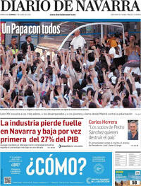 Portada Diario de Navarra 2026-06-07