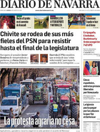 Portada Diario de Navarra 2026-01-09
