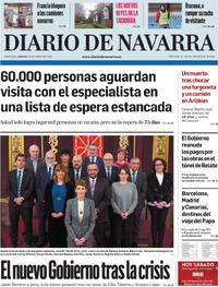 Portada Diario de Navarra 2026-01-10