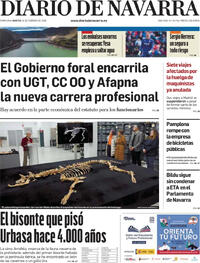 Portada Diario de Navarra 2026-02-10