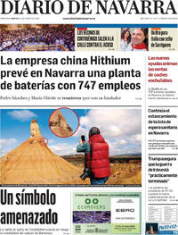 Portada Diario de Navarra 2026-03-10