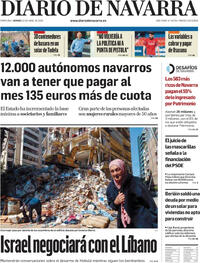 Portada Diario de Navarra 2026-04-10