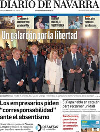 Portada Diario de Navarra 2026-06-10