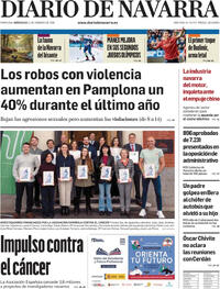 Portada Diario de Navarra 2026-02-11