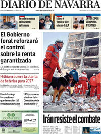 Portada Diario de Navarra 2026-03-11