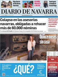Portada Diario de Navarra 2026-04-11
