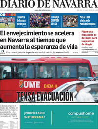 Portada Diario de Navarra 2026-05-11